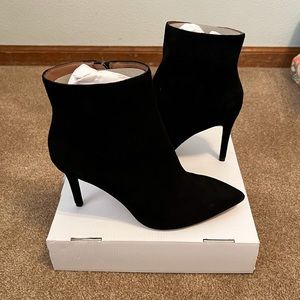 BCBG Suede Booties